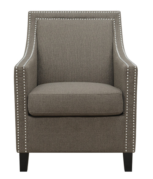 Brown Upholstered Accent Chair (379990)