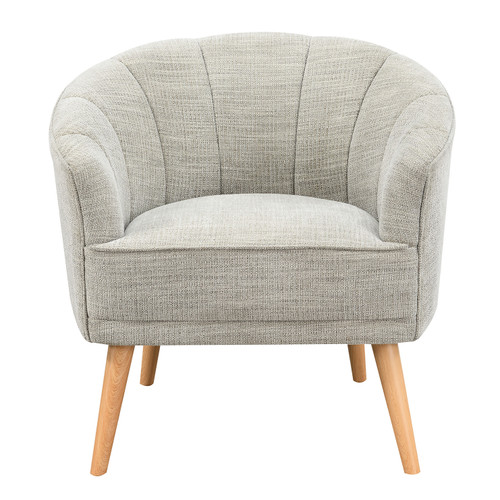 Stone Upholstered Accent Chair In Stone (379991)