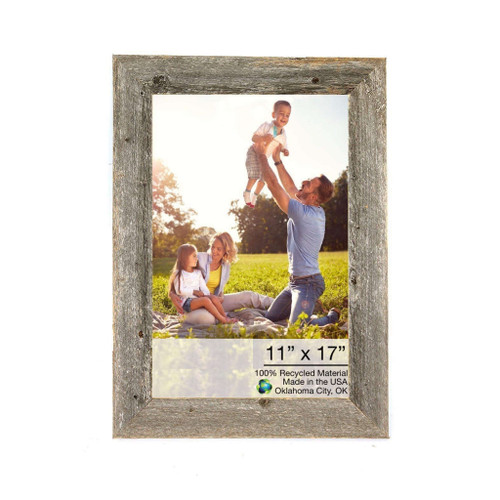 15"X21" Natural Weathered Grey Picture Frame (380288)