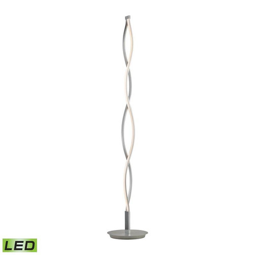 Twist 21 Watt Led Floor Lamp In Aluminum (FLLC1352-10-98)