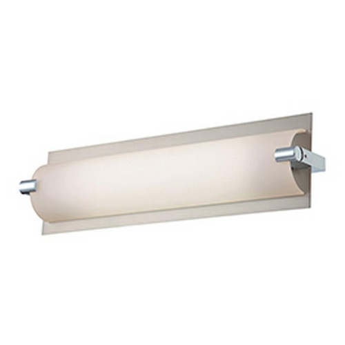 Piper 1Light Vanity In Satin Nickel W/Frosted Glass - Small (WS4500-5-16M)