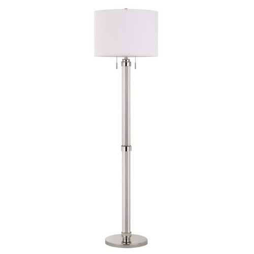 60W X 2 Montilla Metal/Acrylic Floor Lamp With Fabric Shade (BO-2829FL)