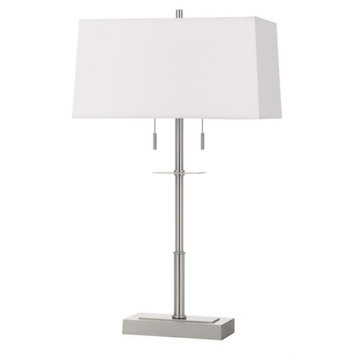 60W X 2 Norwich Metal Table Lamp With Fabric Shade (BO-2802TB)