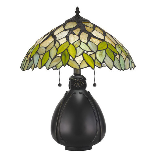 60W X 2 Tiffany Table Lamp (BO-2798TB)