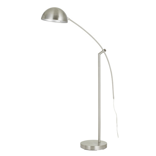 60W Pinehurst Metal Arc Floor Lamp With Metal Shade (BO-2772FL-BS)
