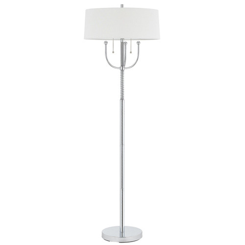 60W X 2 Lesinametal Table Lamp With Linen Shade (BO-2742FL)