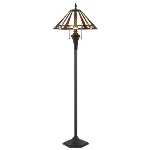 60W X 2 Tiffany Floor Lamp (BO-2717FL)