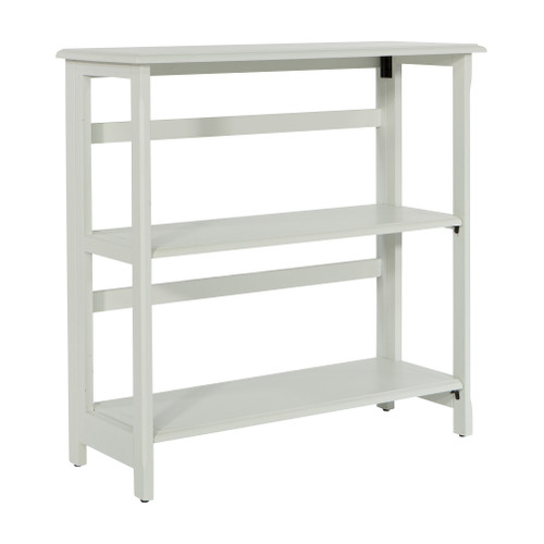 Osp Home Furnishings Brookings 3 Shelf Bookcase - White (BKS27-WH)