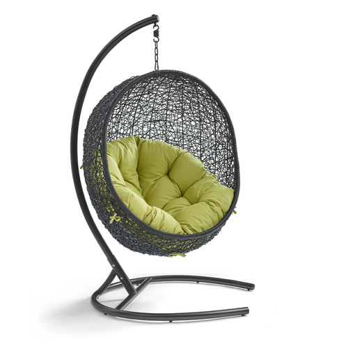 Encase Swing Outdoor Patio Lounge Chair EEI-739-PER-SET