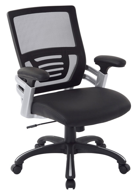 Work Smart Mesh Back Manager'S Chair - Black (EMH69176-U6)