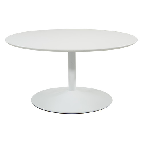 Osp Home Furnishings Flower Coffee Table - White (FLWA2140-WHT)