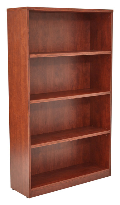 Osp Furniture 36Wx12Dx60H 4-Shelf Bookcase With 1" Thick Shelves - Cherry (LBC361260-CHY)