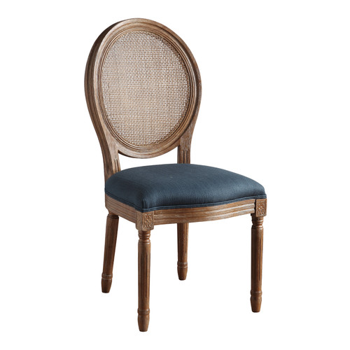 Osp Home Furnishings Stella Oval Back Chair - Azure (STE-K14)