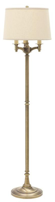62.75 Antique Brass 6-Way Floor Lampshade (L800-AB)