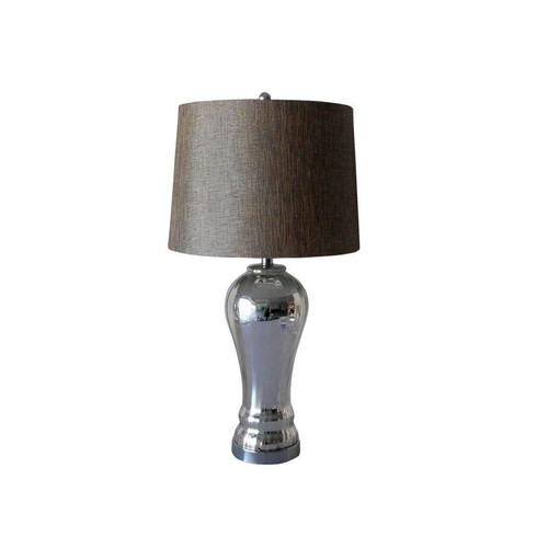 30 Inch Silver Glass Table Lamp (5108)