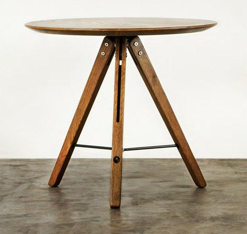 Contemporary Oak Wood Traditional Theo Side Table (HGDA424)