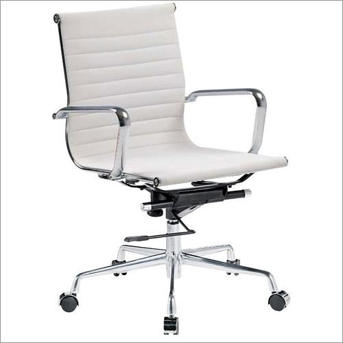 Contemporary White Fabric Rectangle Antonio Office Chair (HGJL323)