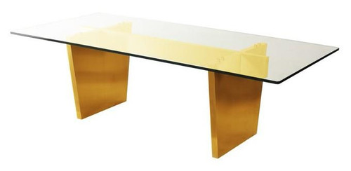 Aiden Dining Table - Seared/Gold (HGNA438)