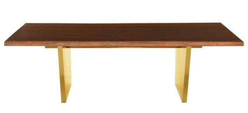 Aiden Dining Table - Seared/Gold (HGNA440)