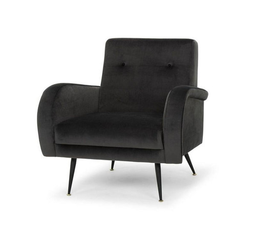 Hugo Occasional Chair - Shadow Grey/Black (HGSC314)