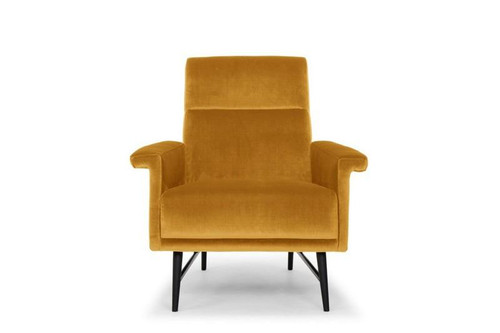 Mathise Occasional Chair - Mustard/Black (HGSC341)