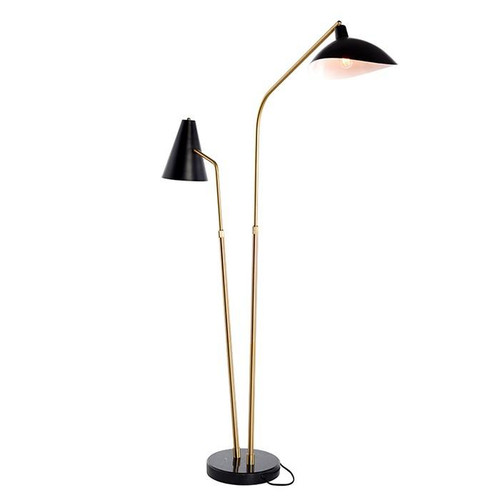 Dominique Floor Lamp - Black/Gold (HGSK193)