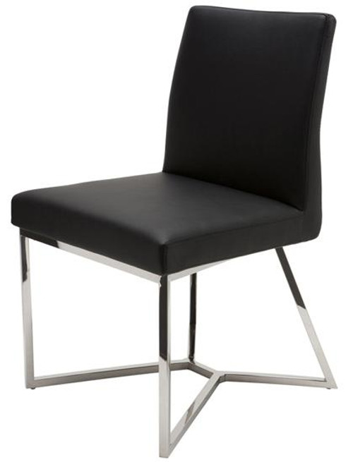 Black Steel Patrice Dining Chair (HGTB160)