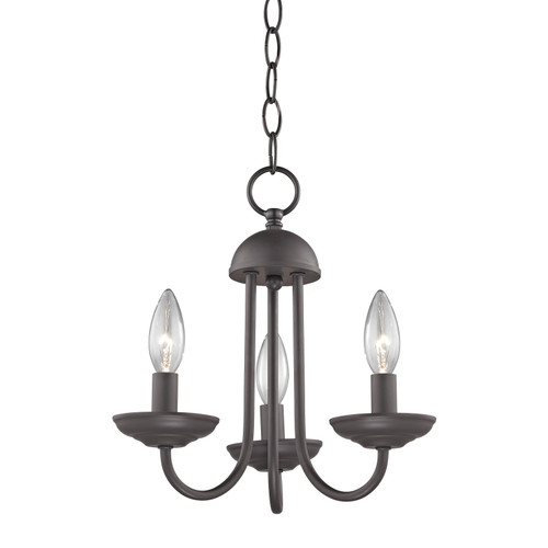 Williamsport 3 Light Mini Chandelier In Oil Rubbed Bronze (1523CH/10)