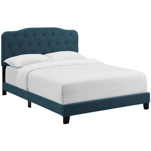 Amelia Full Upholstered Fabric Bed MOD-5839-AZU