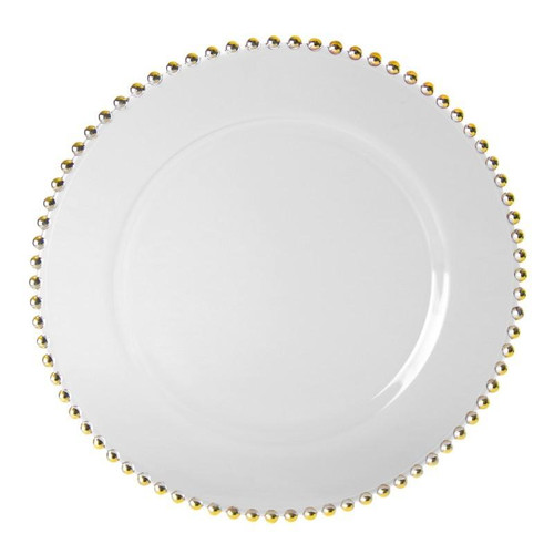 Belmont 13" Gold Charger Plates- Pack Of 4 (BG-340)