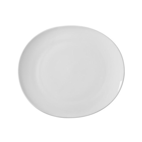 Royal Oval White 9" Salad/Dessert Plates- Pack Of 24 (RVL0008)