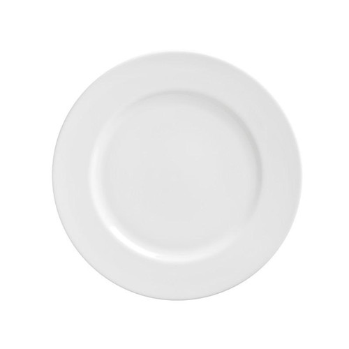 Royal White 9.13" Luncheon Plates- Pack Of 24 (RW0002)