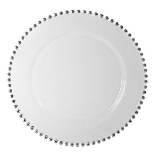 Belmont Silver Charger Plate, 13" (Pack Of 4) By (BS-340)