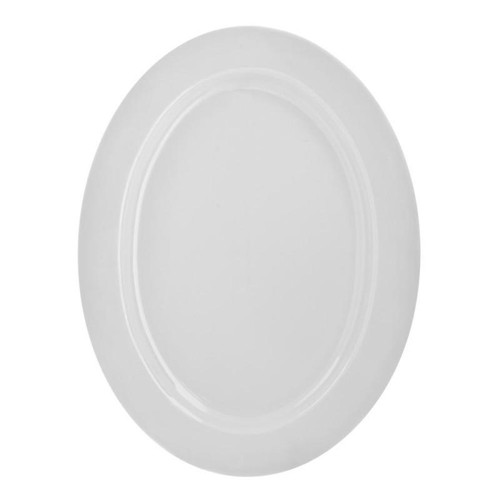 Classic White Oval Platter, 14.5" (Pack Of 6) By (RB0022)