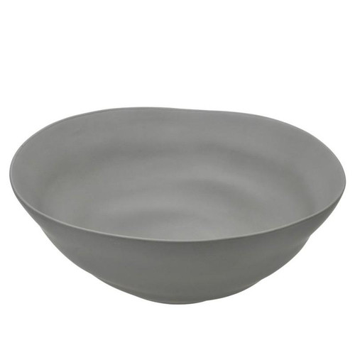 Matte Wave Grey Serving Bowl 10.75" (Pack Of 4) By (RPPLE-GREYSRVBWL)