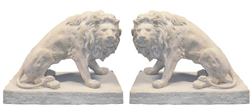 Decorative Lions Rs Sculpture Set Of 2 (11028279)
