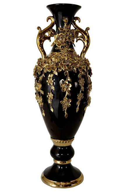 Golden Floret Jeweled Vase (11073299)