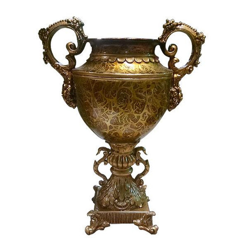 Golden Swirl Vase - Tall (11195253)