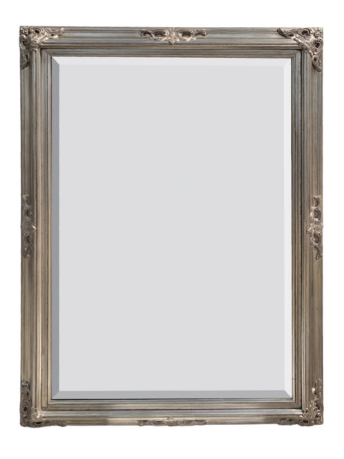 Mini Grand Victorian Mirror 24X36 Silver (10041607)