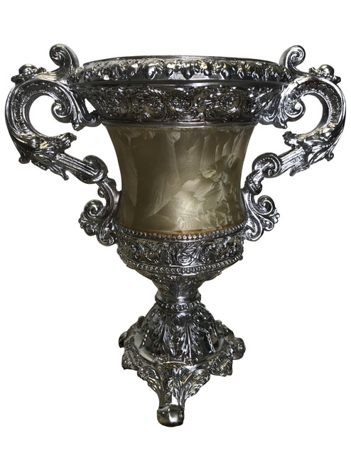 Crinkled Silver Handled Urn (11256335)