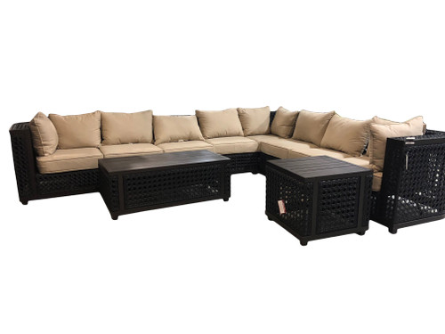 Monterey 8Pc Ultimate Outdoor Sectional Set (12008978)