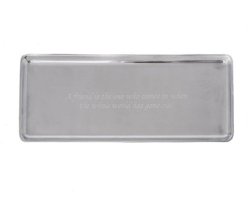 Engravable Oblong Tray (104074)