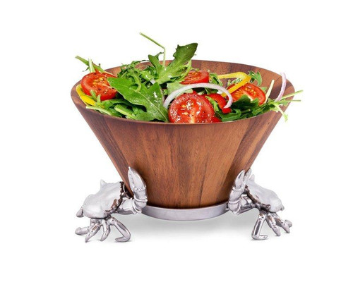 Crab Wood Tall Salad Bowl (218C11)