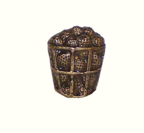 Bucket Of Golf Balls Cabinet Knob - Antique Brass (304-AB)