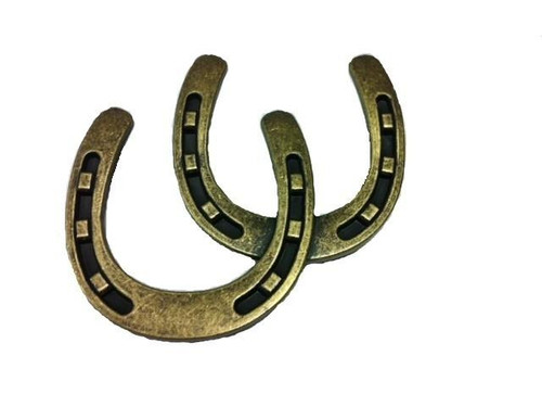 Horseshoe Cabinet Pull - Antique Brass (369-AB)