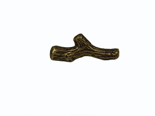 Twig Cabinet Knob - Antique Brass (374-AB)