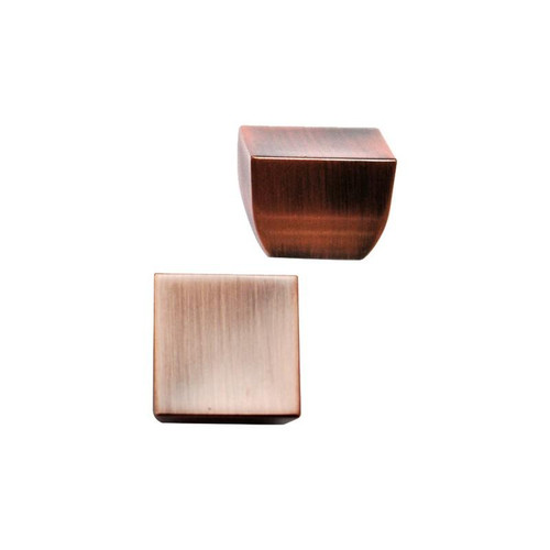 Square Cabinet Knob - Antique Copper (404-AC)