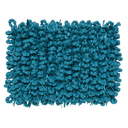 Pom Pom Turquoise Pillow (POMPOMC-TQ)