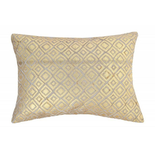Verona Stone Velvet With Gold Foil Pillow (VERONA06C-GD)