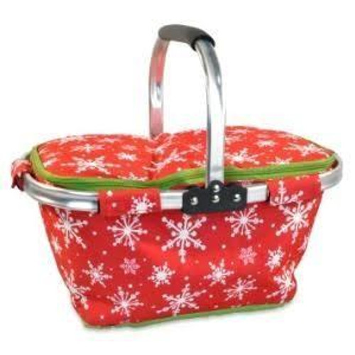 Snowflake Insulated Market Tote (Pack Of 6) (COS34195)